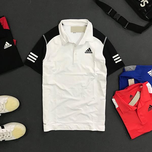 Áo Thun Nam Thể Thao Raglan Cổ Bẻ Adidas