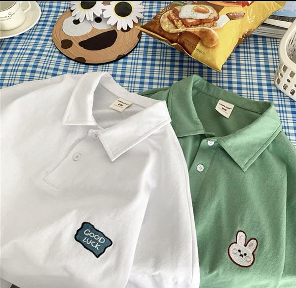 Áo Polo Tay Lỡ Unisex