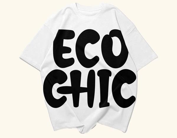 Áo Thun Tay Lỡ Chữ ECO CHIC