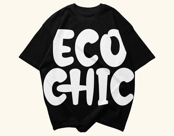 Áo Thun Tay Lỡ Chữ ECO CHIC