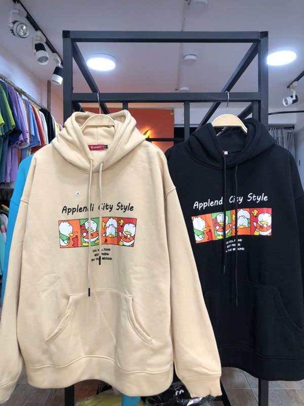 Áo Hoodie Chữ Applendi City Style