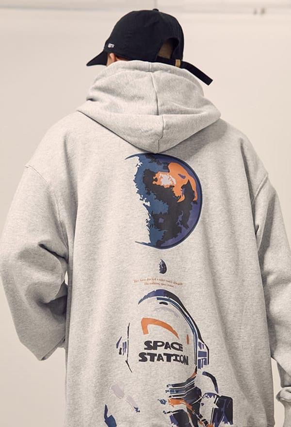 Áo Hoodie Chữ Space