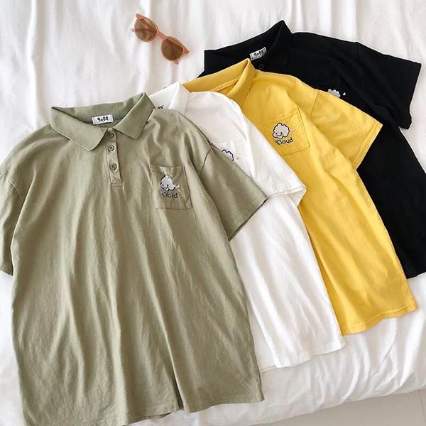 Áo Polo Tay Lỡ Unisex