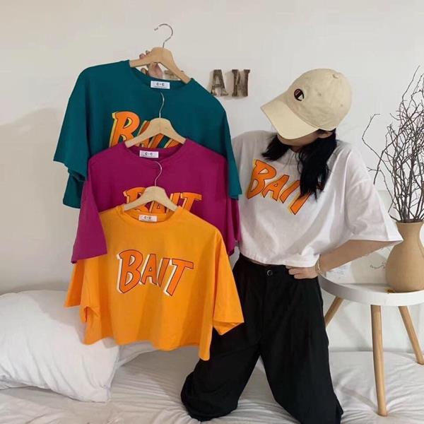 Áo Croptop Form Rộng Chữ BAIT